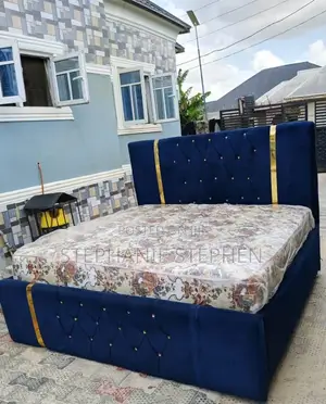 6 by 6 Foam and Bedframe Warri Call or Dm