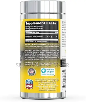 Beta Alanine Amino Acid – 2250mg Per Serving – 120 Count