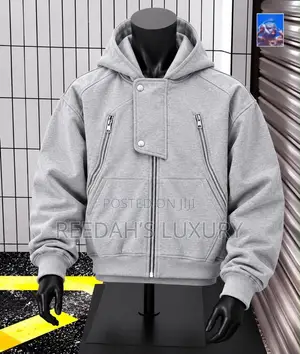Premium Oversized Boxy Zip Hoodie