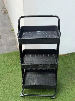 Plastic Trolley With Metal Handle
