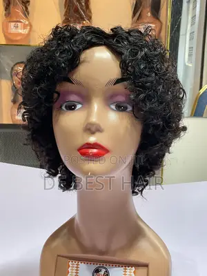 100% Human Hair, 6 Inches No Frontal No Closure Natural Color