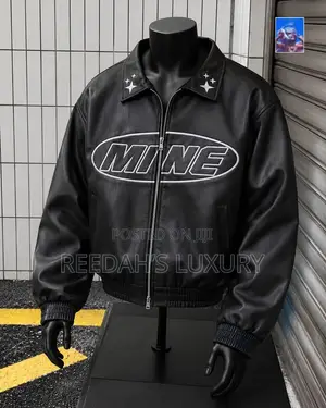 Star Collar MINE Leather Jacket