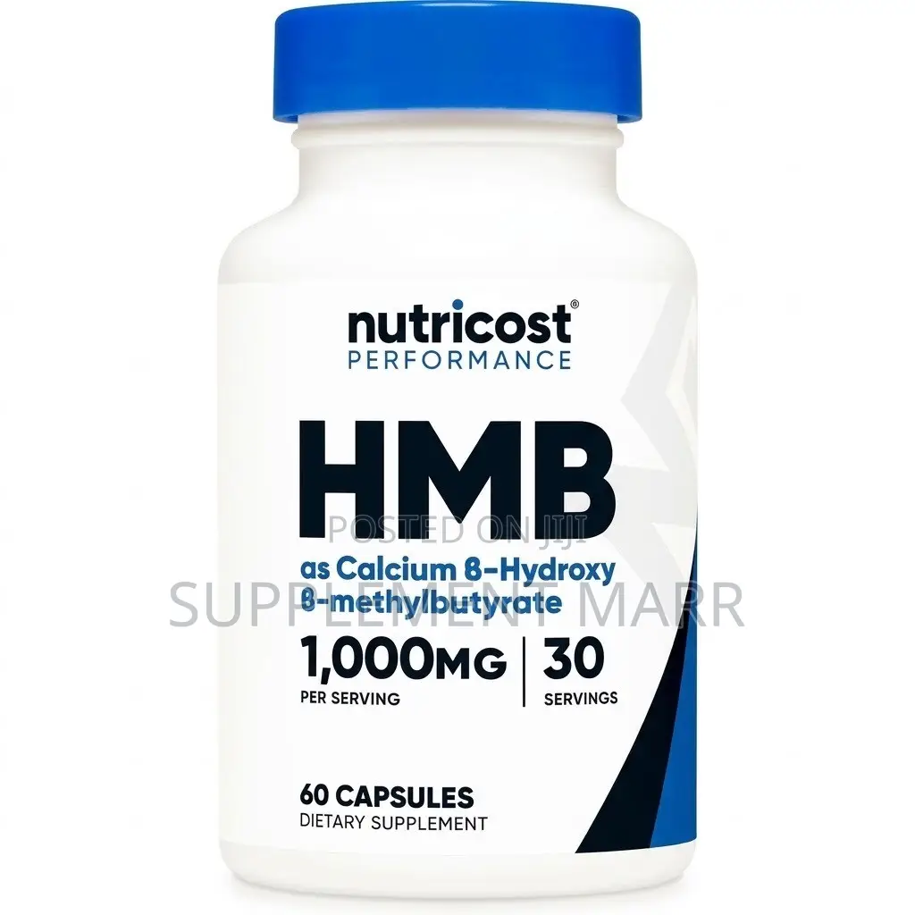 HMB (As Calcium Beta-Hydroxy) 1,000mg, 60 Capsules – 30 Servings