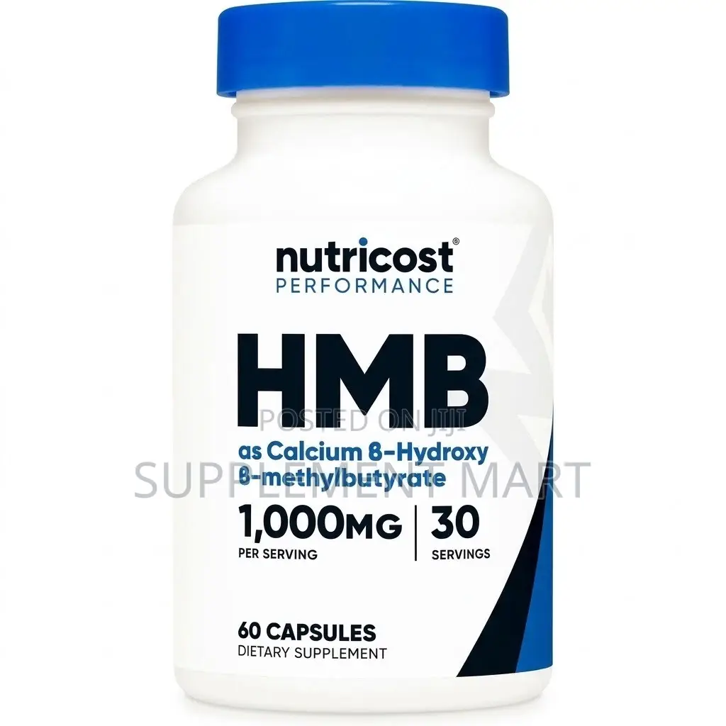HMB (As Calcium Beta-Hydroxy) 1,000mg, 60 Capsules – 30 Servings