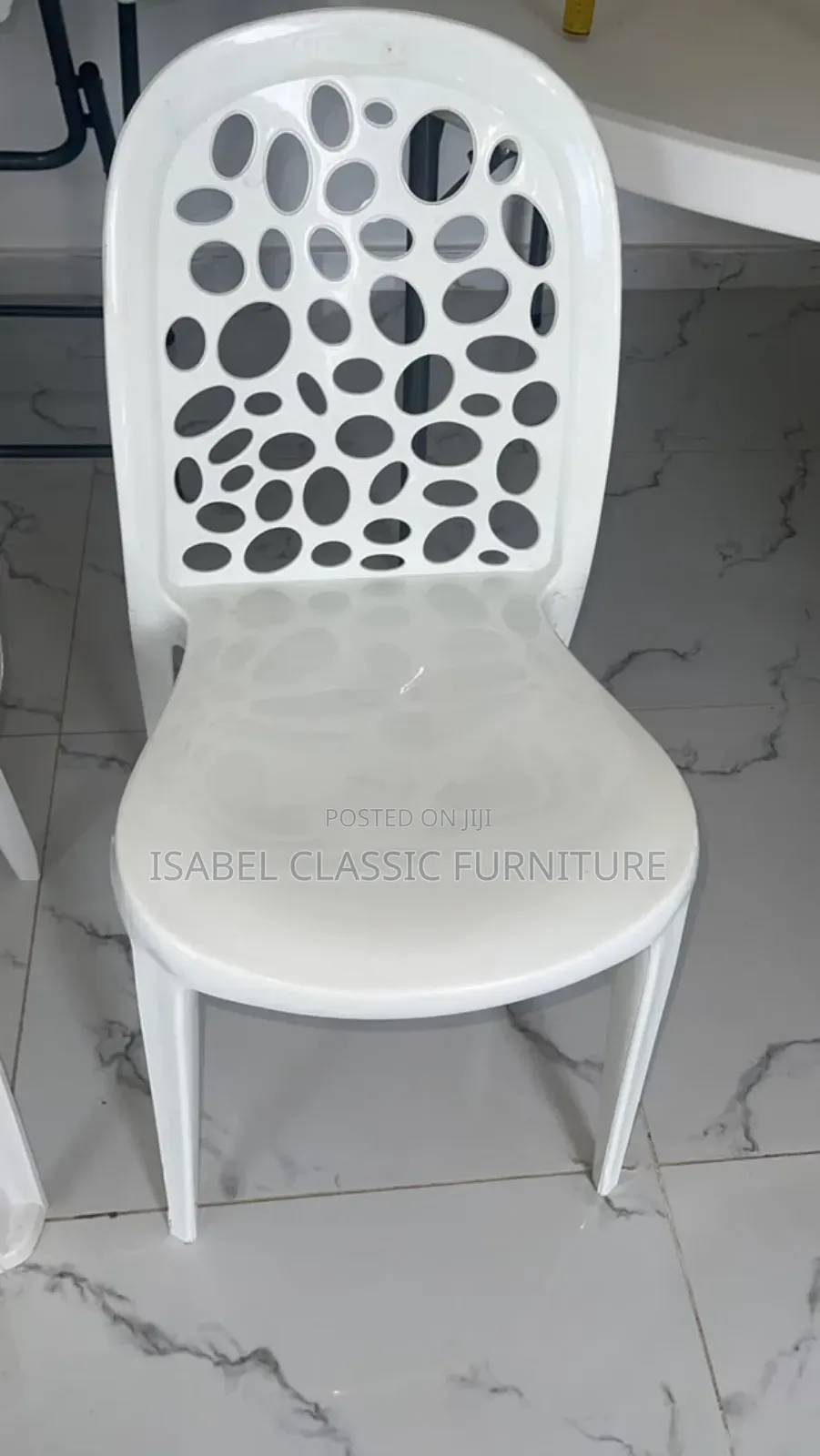 Strongest White and Black Concord Plastic Chairs