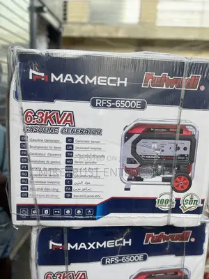 6.3kva Maxmech Petrol Key Starter Generator