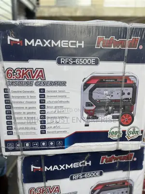 6.3kva Maxmech Petrol Key Starter Generator