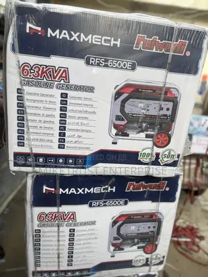 6.3kva Maxmech Key Starter Generator. Pure Copper