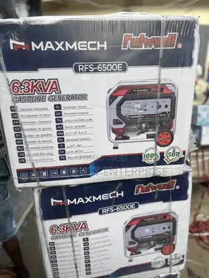6.3kva Maxmech Key Starter Generator. Pure Copper
