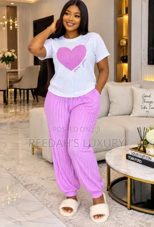 Cozy Love Heart Lounge Set - 2 Piece