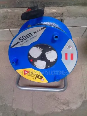 50m Heavy-Duty Industrial Extension Cable Reel.