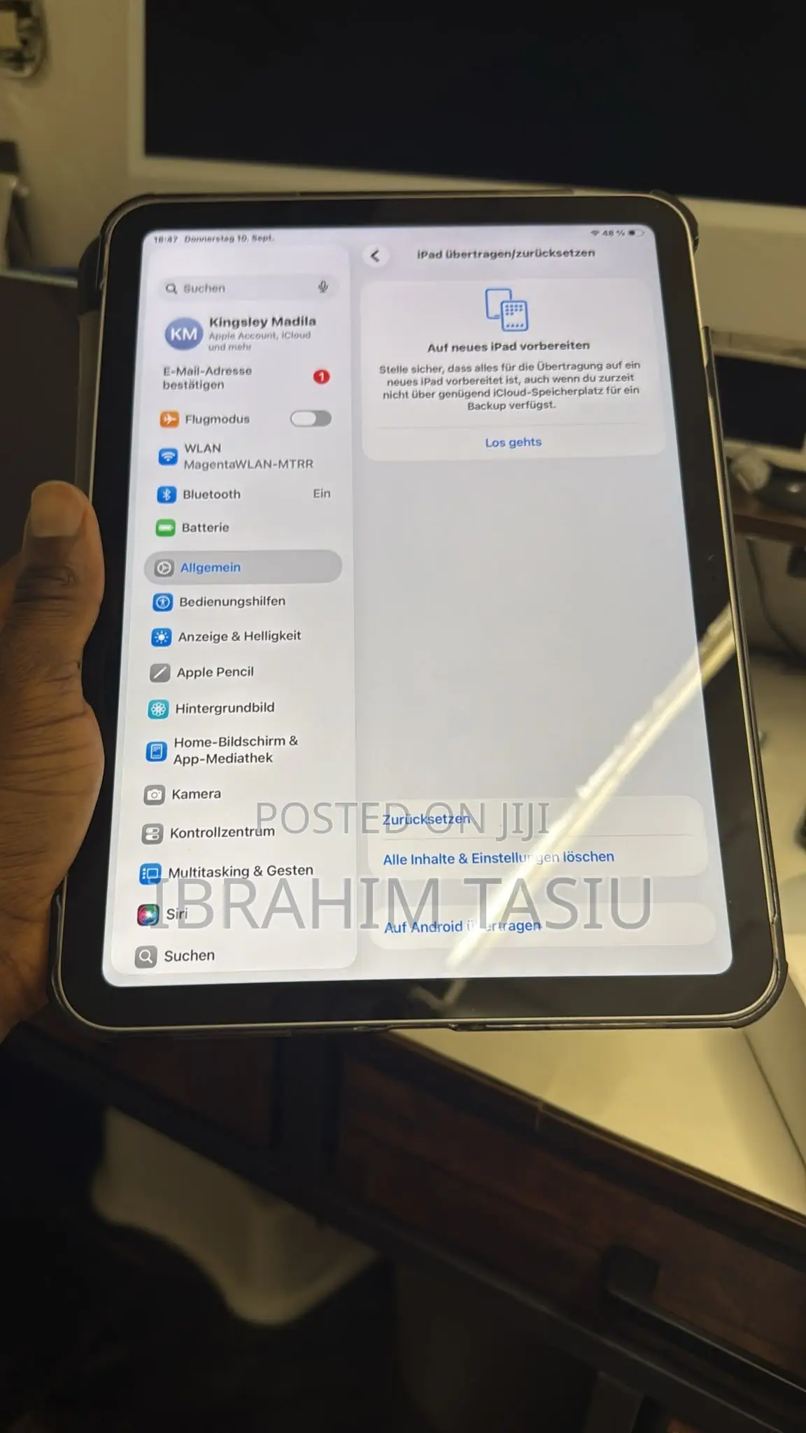 Apple iPad 10.2 (2020) Wi-Fi 64 GB White