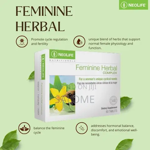 Feminine Herbal Complex(60 Tablets) Hormonal Balance Menstral Cycle