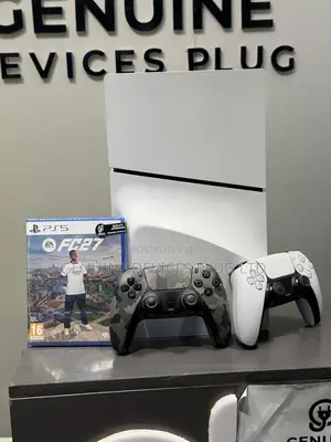 Sony PlayStation 5 Slim Console 1TB, With Two Controllers + FC27 PS5