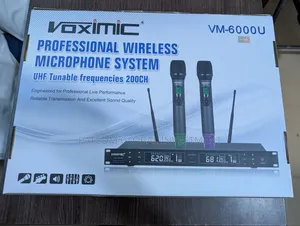Original Voxmic Wireless Microphone Vm6000u