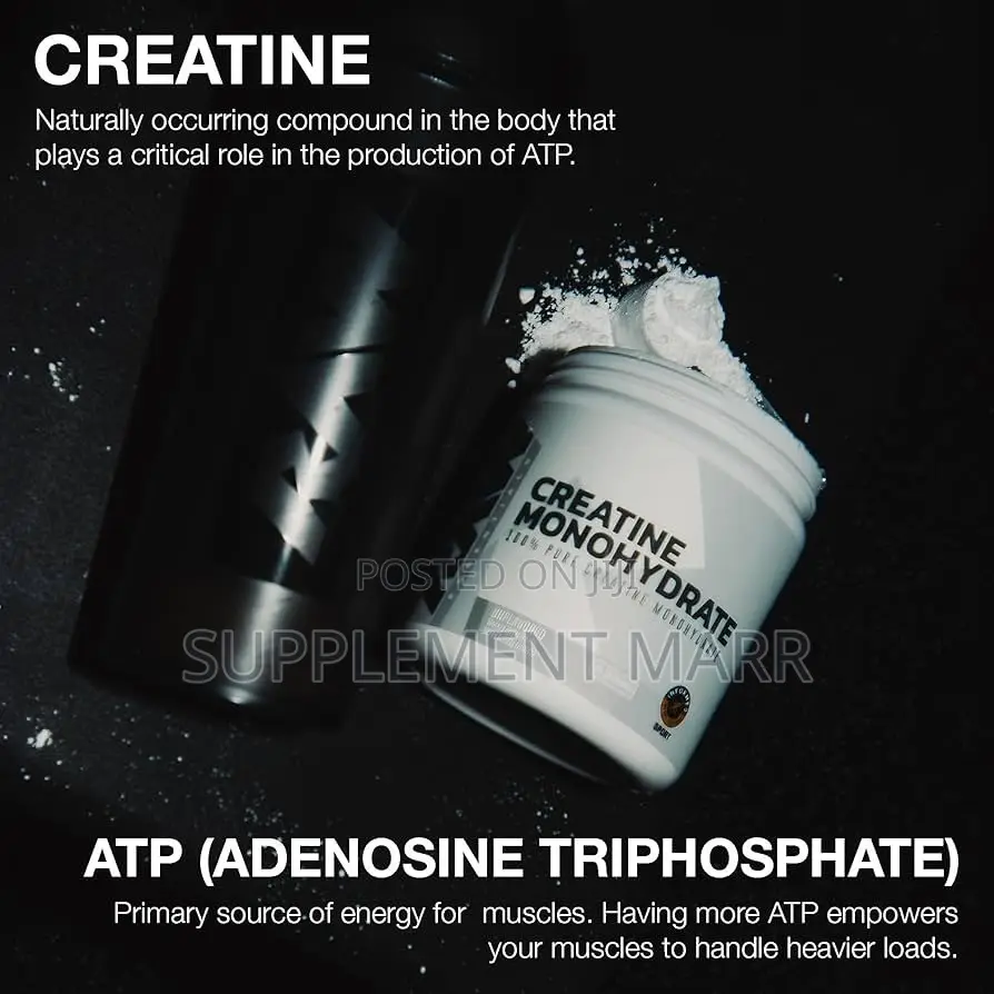 Micronized Creatine Monohydrate Powder 250G – Unflavored – 50 Servings