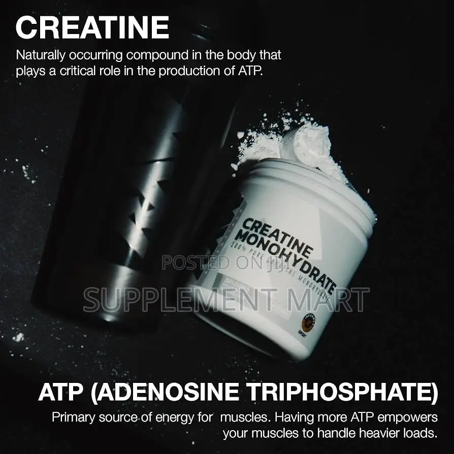 Micronized Creatine Monohydrate Powder 250G – Unflavored – 50 Servings