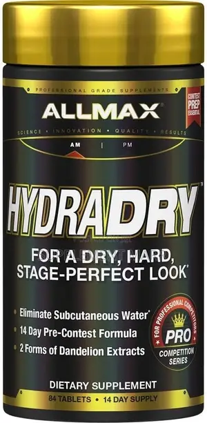 HYDRADRY – 84 Tablets – 14-Day Pre-Contest Formula – 28 Servings