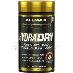 HYDRADRY – 84 Tablets – 14-Day Pre-Contest Formula – 28 Servings