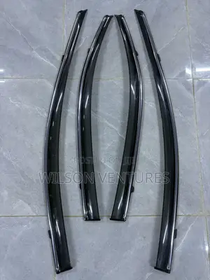 2020 Toyota Corolla Silver and Black Chrome Visor Sunshield Rasheed