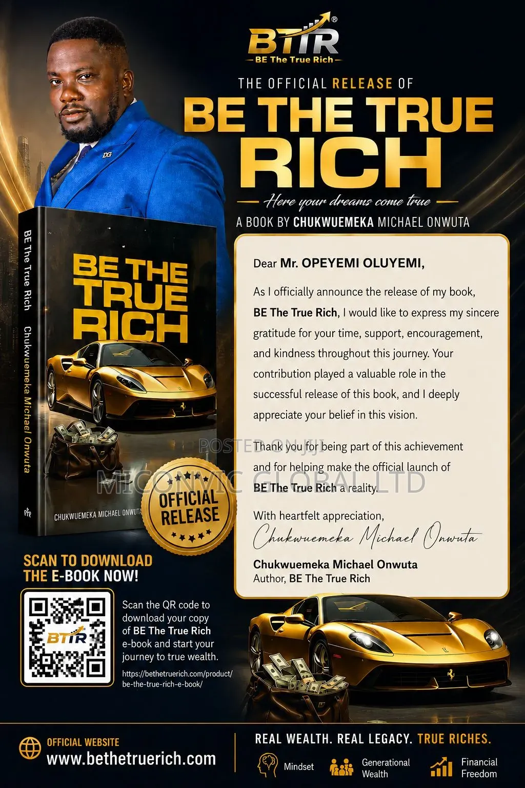 BE the True Rich Ebook