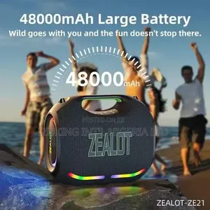 Zealot ZE21 Party Box 250W Bluetooth Boombox Speaker With Stand