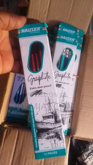 (12pcs) Quality Graphite Super Dark Pencils 