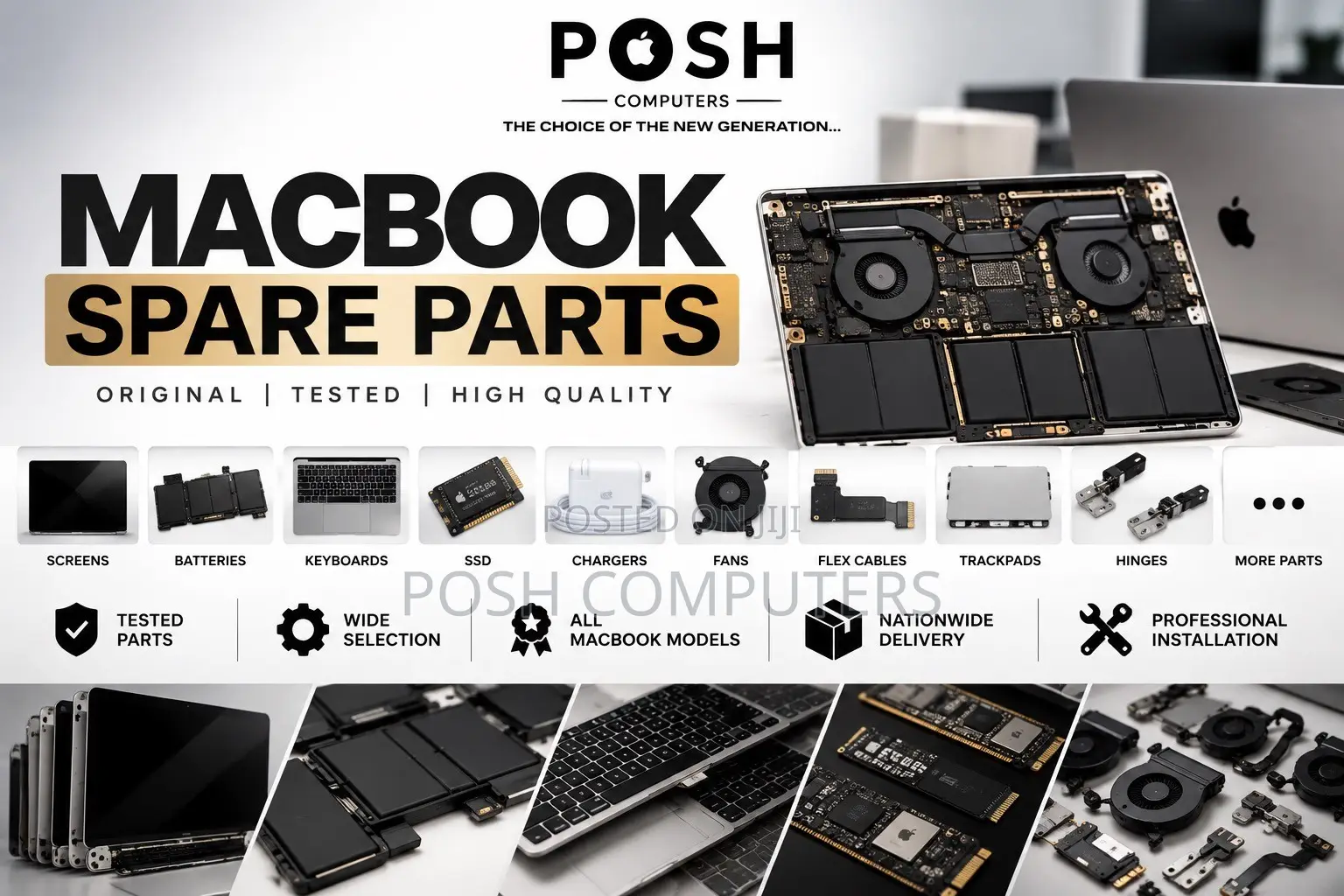 Macbook Laptop Spare Parts Store | Screens Batteries Keyboards SSD