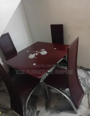 Tampered Glass Square Dining by 4 Seaters