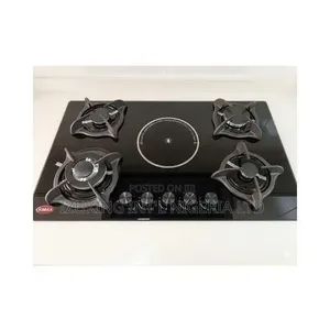 Kimax 4+1electric Burner 8mm Tempered Glass Built in Kitchen Cooker