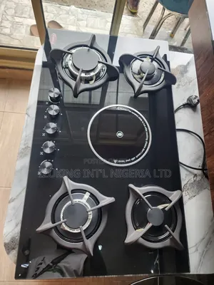 Kimax 4+1electric Burner 8mm Tempered Glass Built in Kitchen Cooker