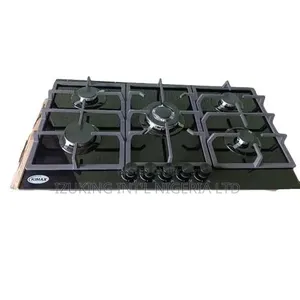 Kimax 5 Burner Tempered Glass Built-in Cooker Hob.