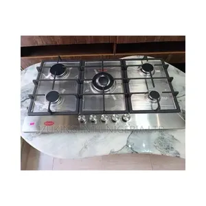 Kimax 90cm 5gas Burner Built-in Cookertop Hob Stainless Silver