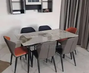 Marble Top Dining Set (6 Seaters)