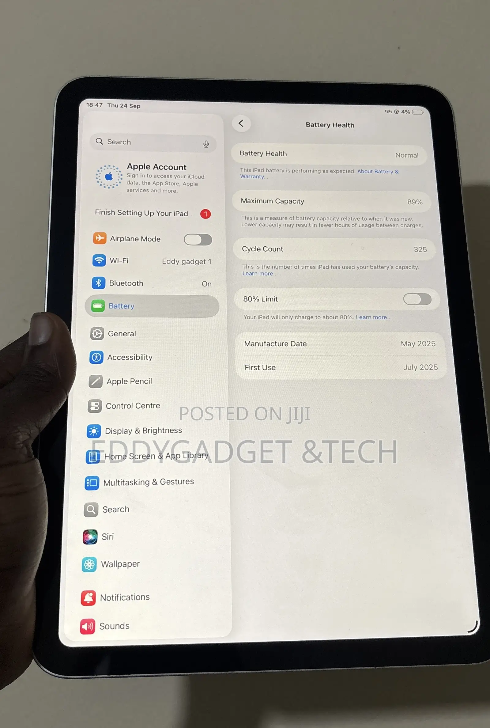 Apple iPad (2025) 128 GB Silver