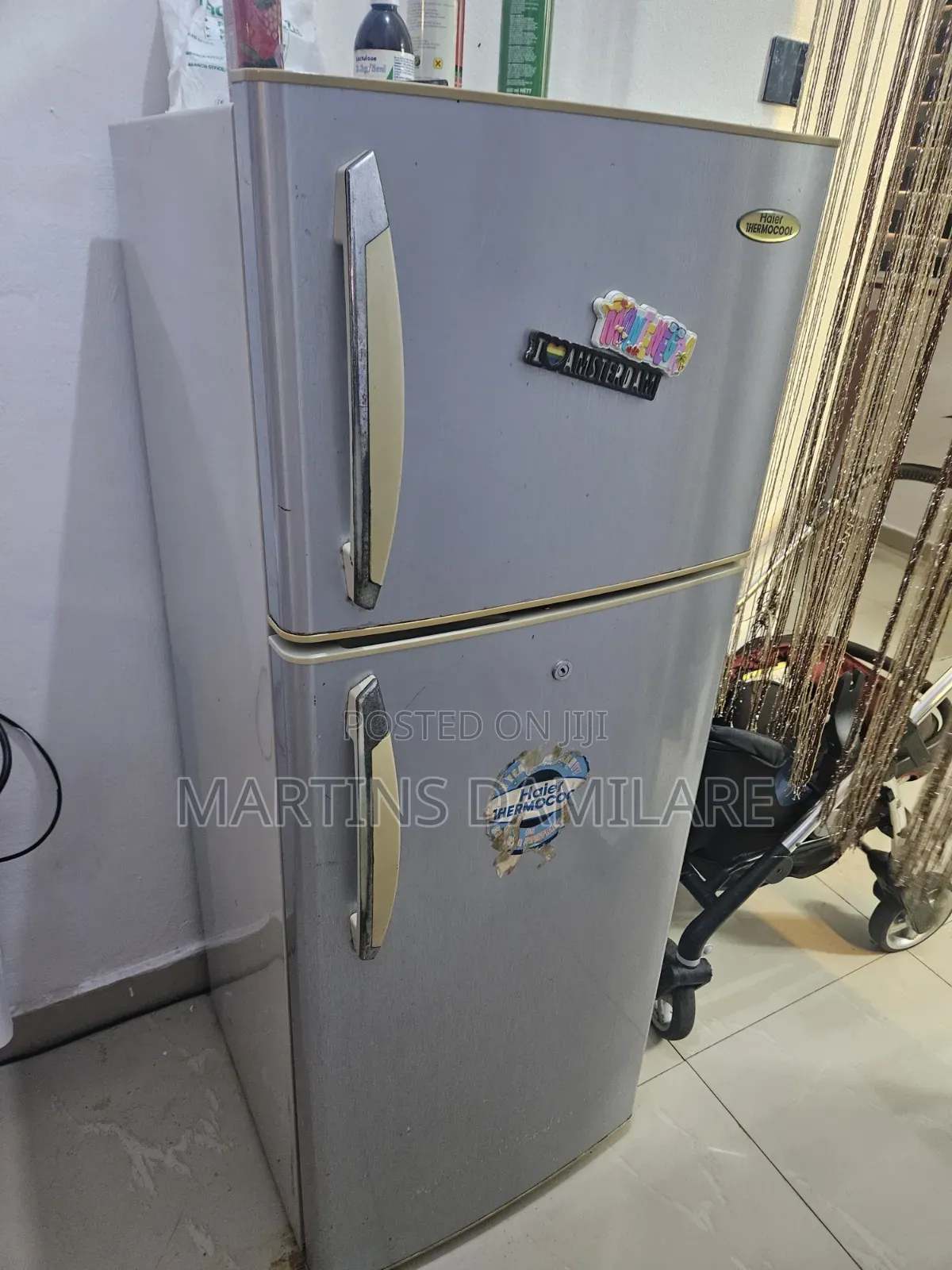 Neatly Used Fridge and Freezer