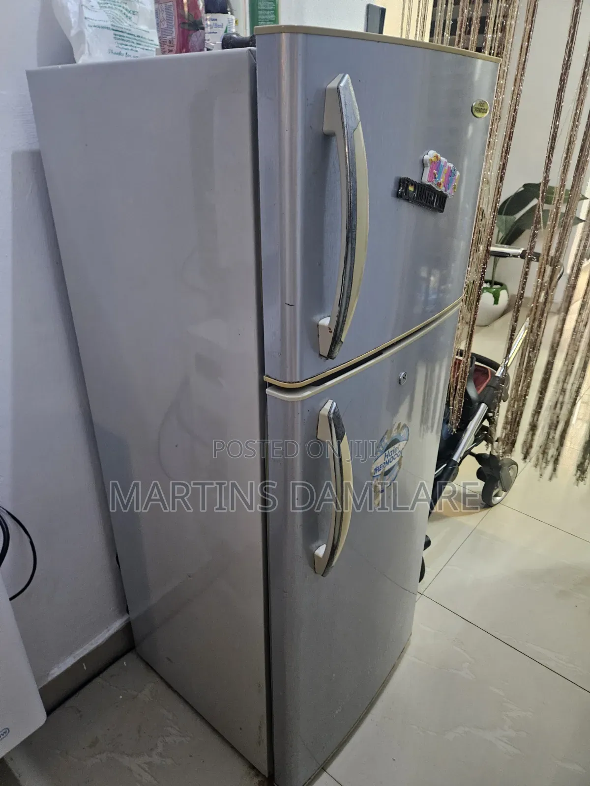 Neatly Used Fridge and Freezer