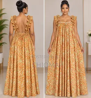 Adire Maix Gown
