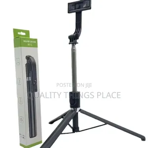 6 Feet Long Tripod Stand and Selfie Stick With Fill Light