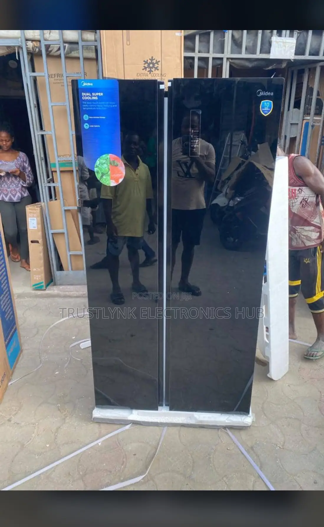 Midea Inverter Side-by-Side Refrigerator