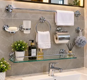 Brimix Stainless Exquisite 7pcs Bathroom Accessories