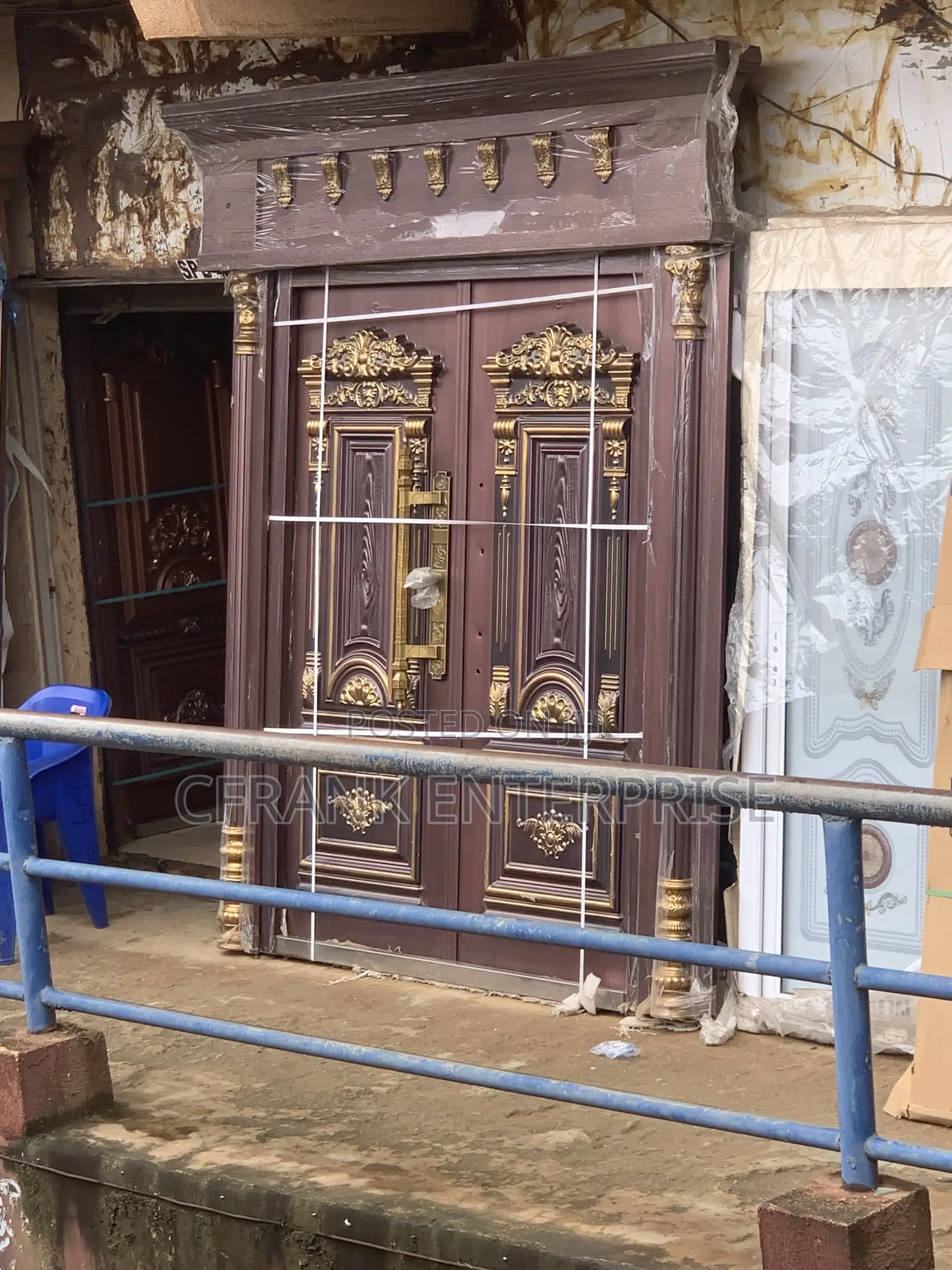 Luxury Copper Entrance Door - Premium Security Copper Door