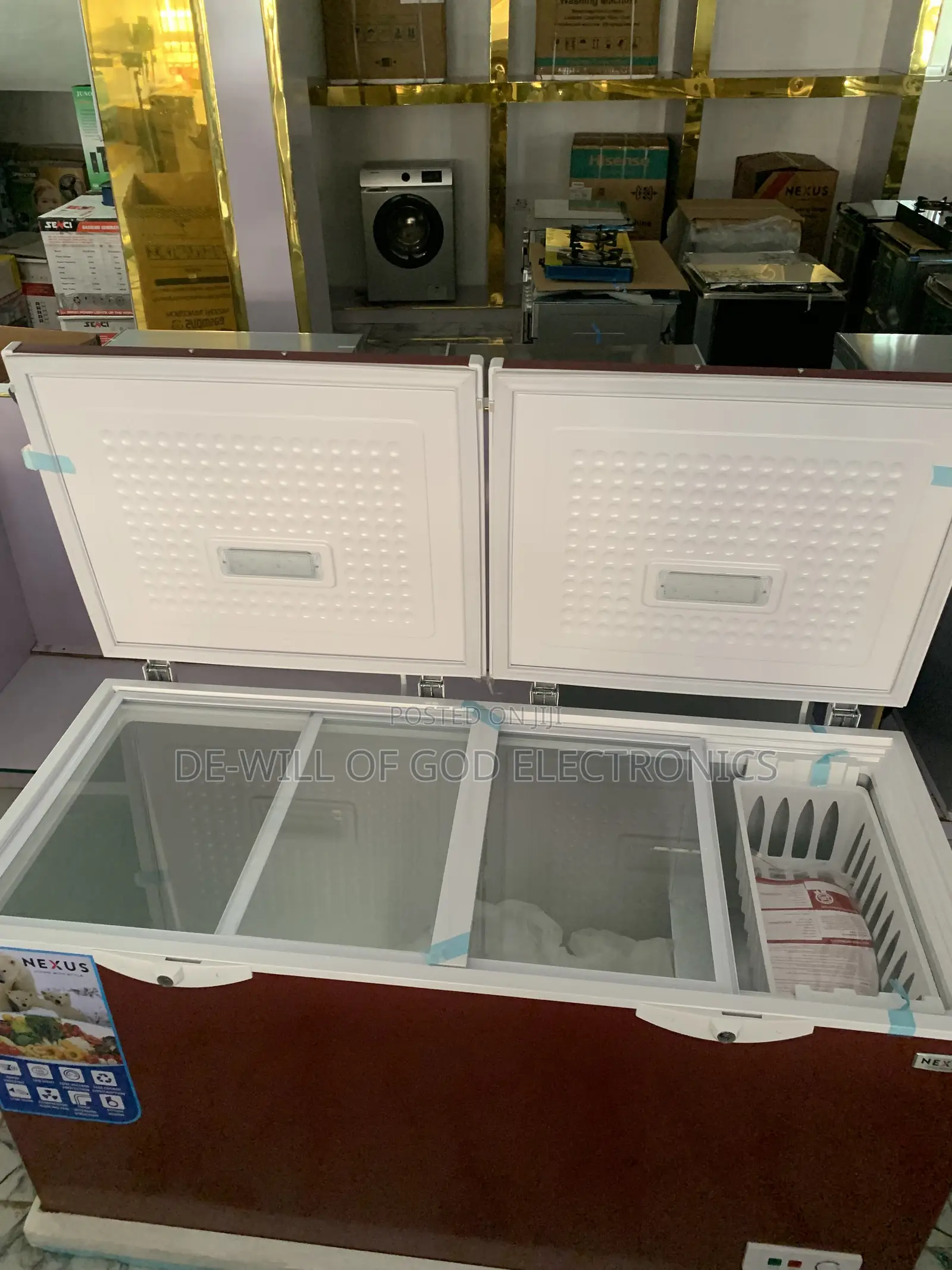 Nexus Double Door Chest Freezer