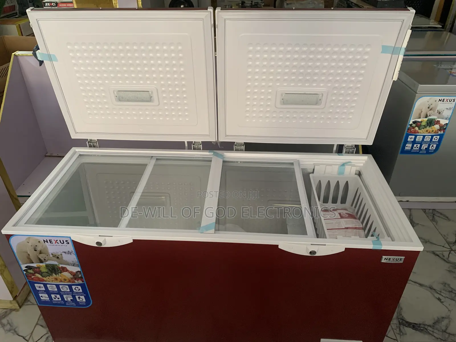 Nexus Double Door Chest Freezer