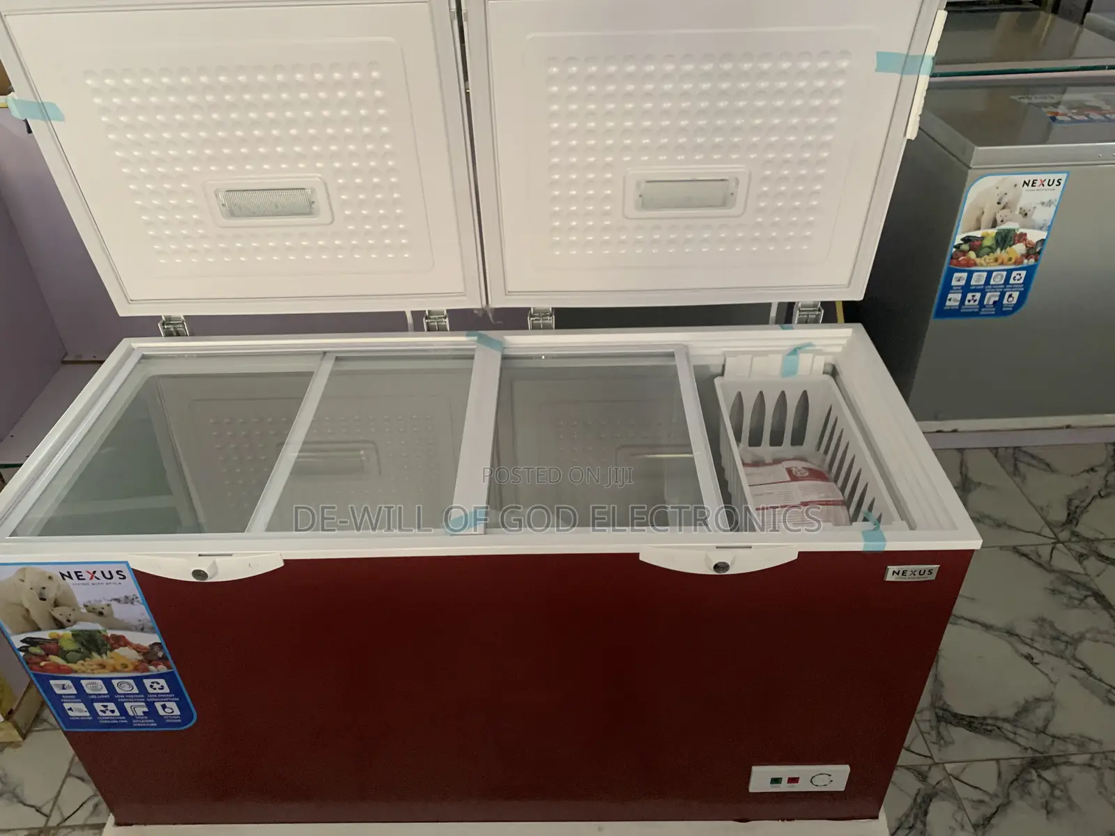Nexus Double Door Chest Freezer