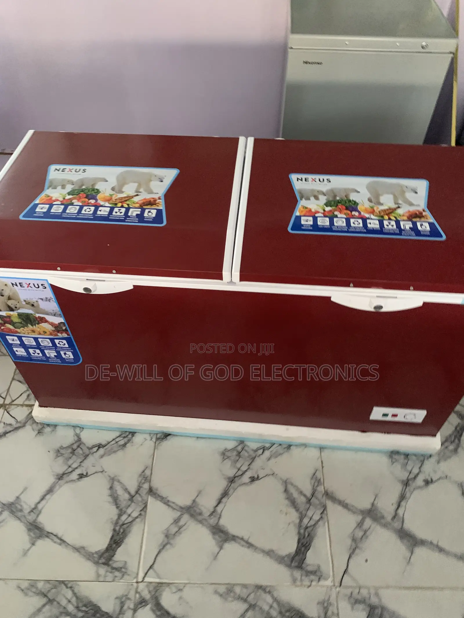 Nexus Double Door Chest Freezer