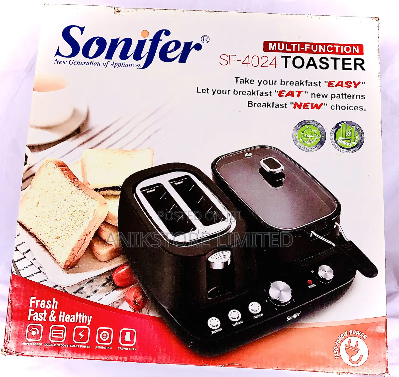 Sonifer Multi-Function Toaster