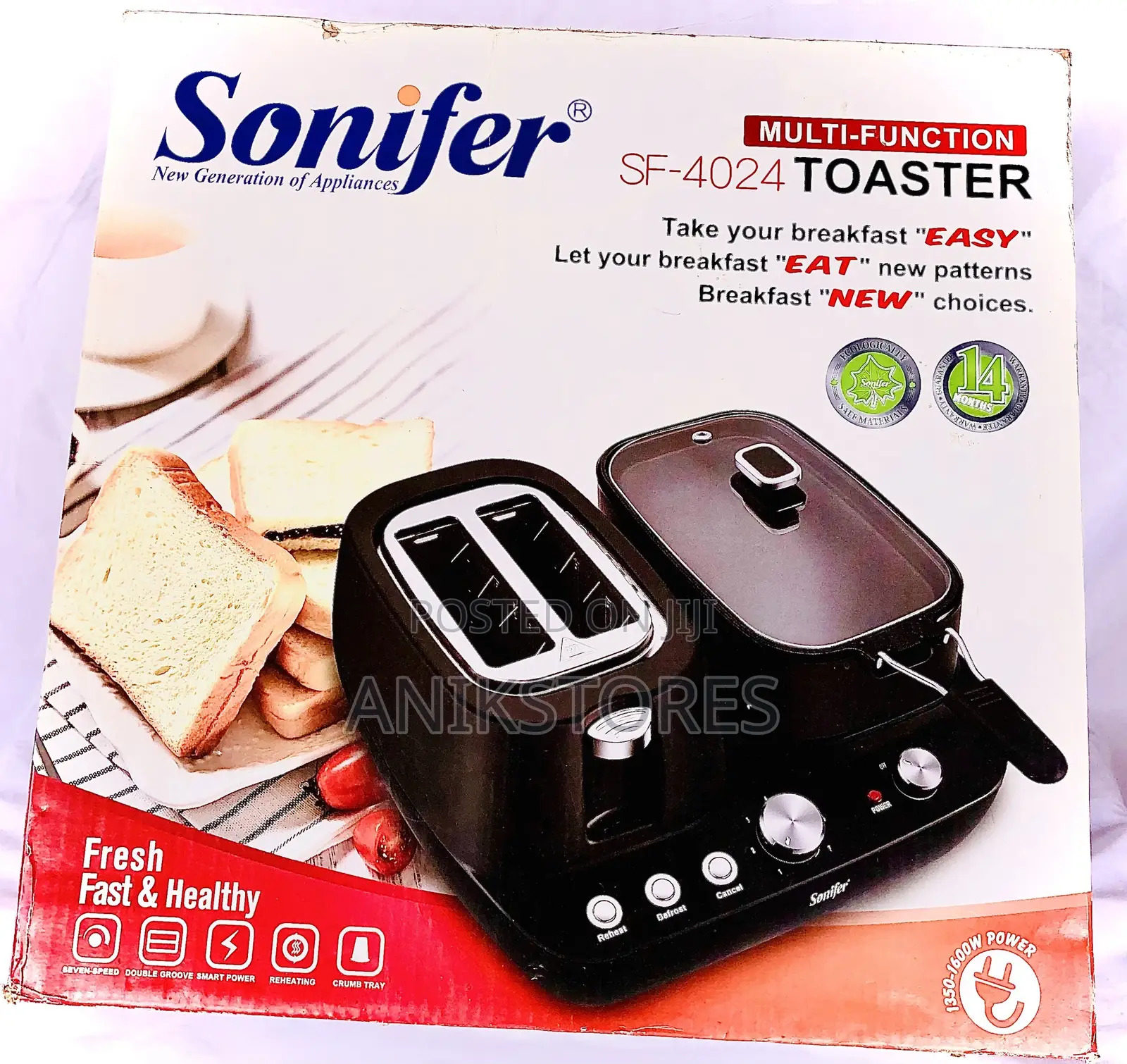 Sonifer Multi-Function Toaster
