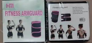 HM Adjustable Fitness Armguard / Sweat-Absorbing Arm Compression Wraps