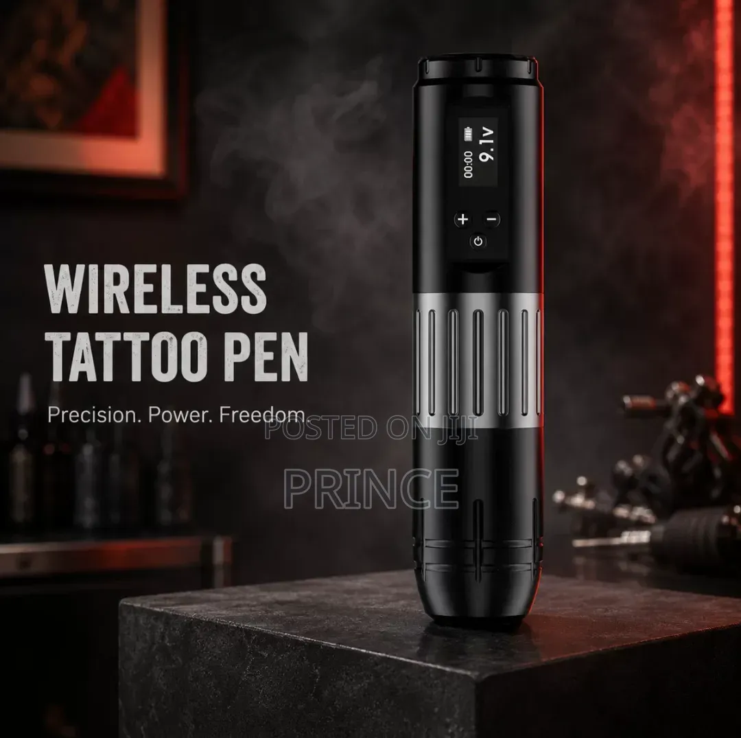 Professional Wireless Tattoo Machine Kit (Tuffking Case + Inks)